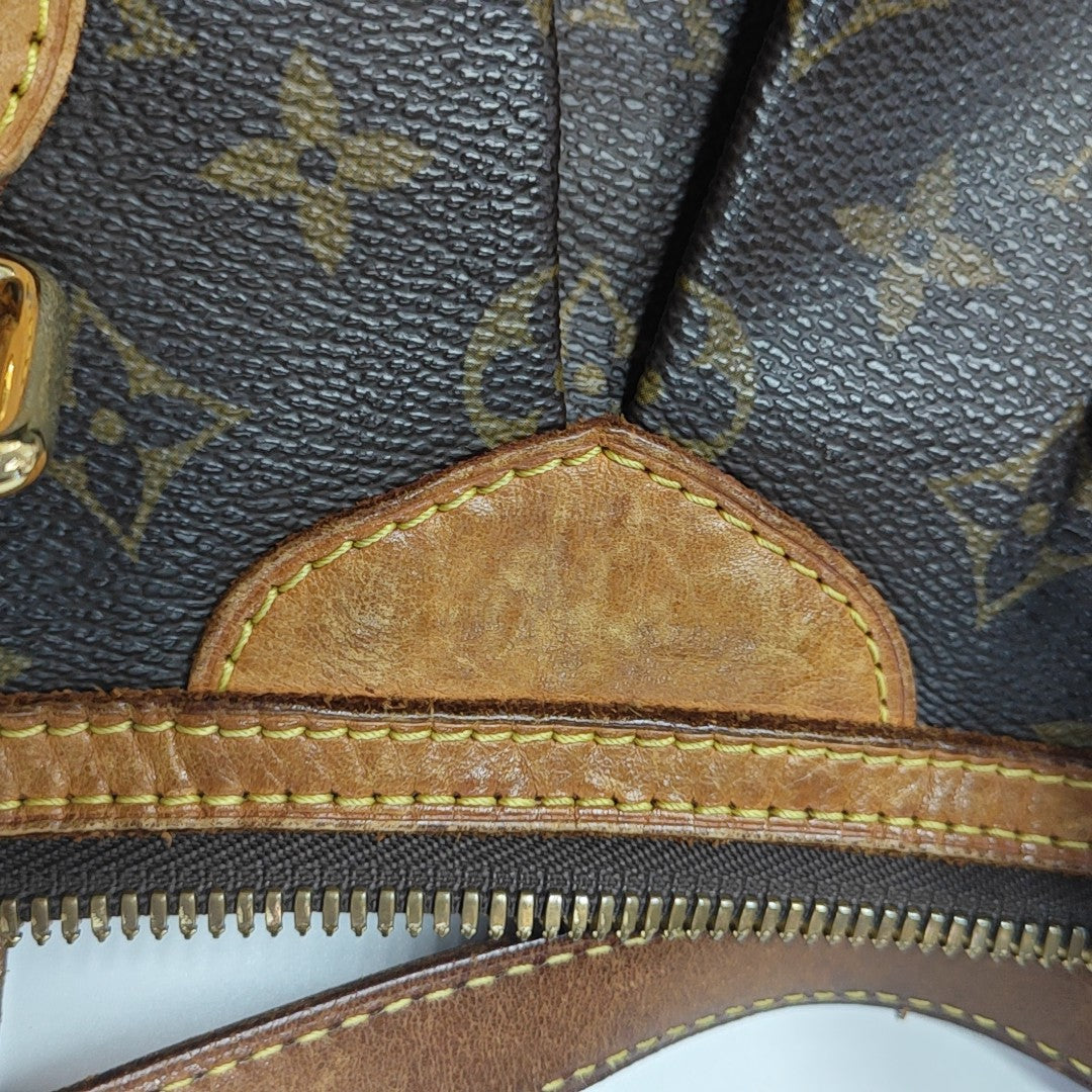PALERMO PM Monogram Coated Canvas Brown