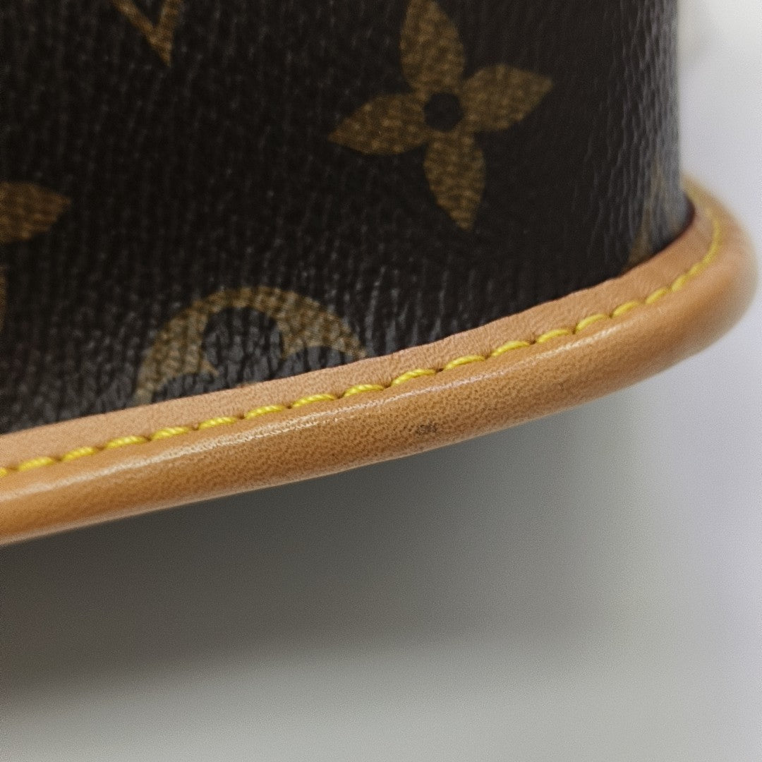 DIANE Monogram Coated Canvas Brown