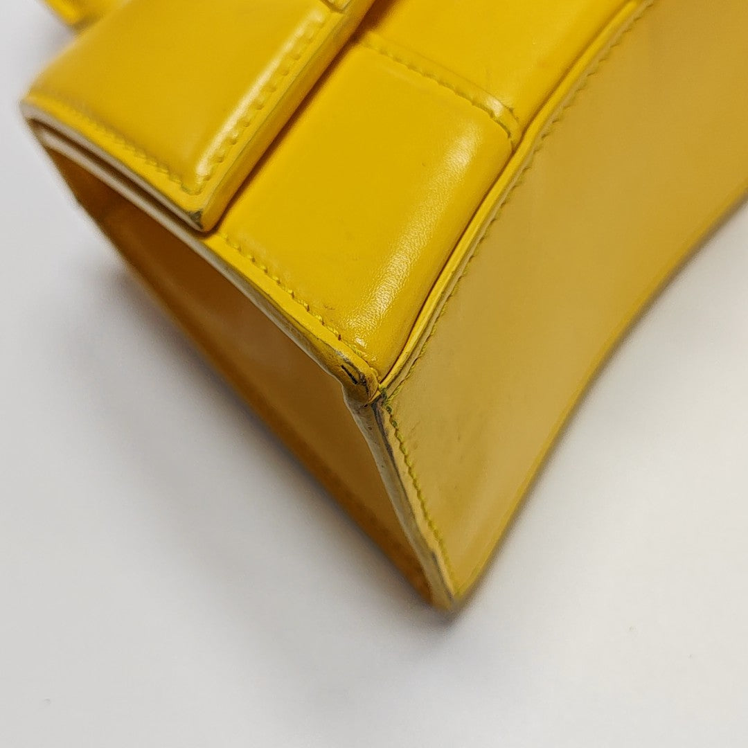 Hourglass XS Calfskin Yellow