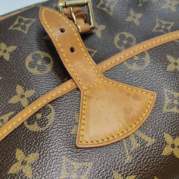 SOLOGNE PM Monogram Coated Canvas Brown