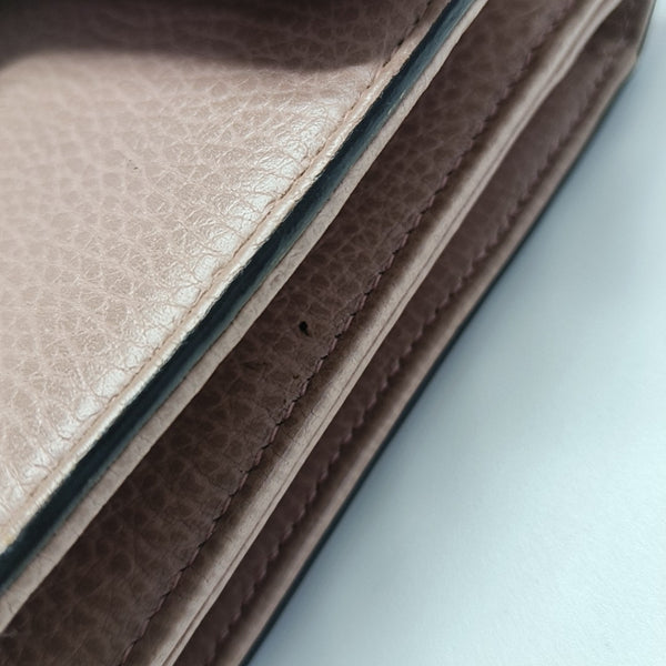Interlocking G Small Calfskin Pink
