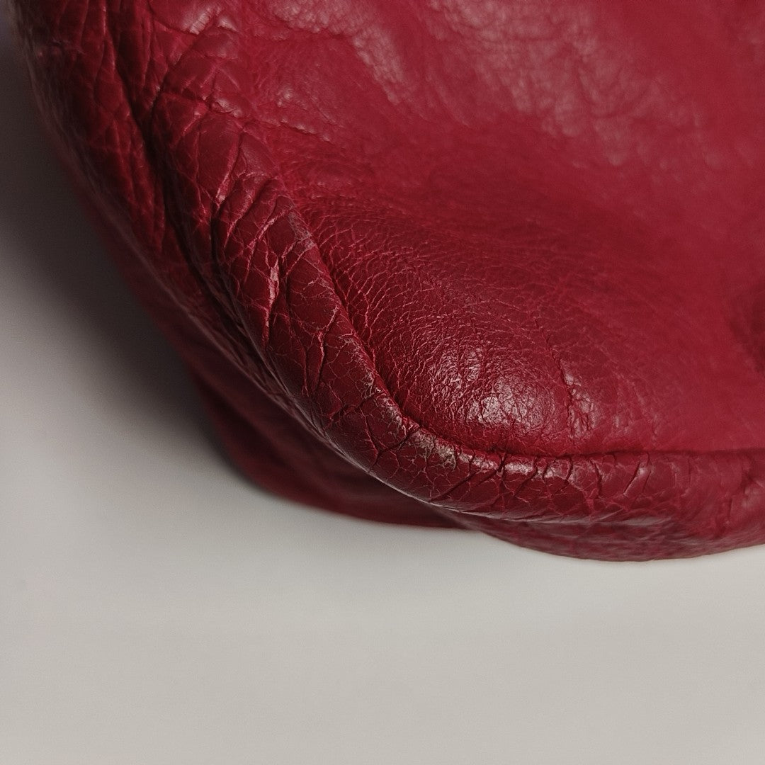 Classic City Small Lambskin Red