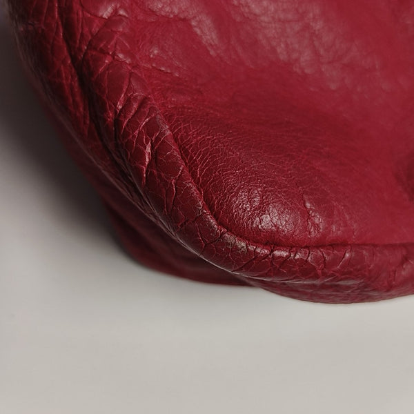 Classic City Small Lambskin Red