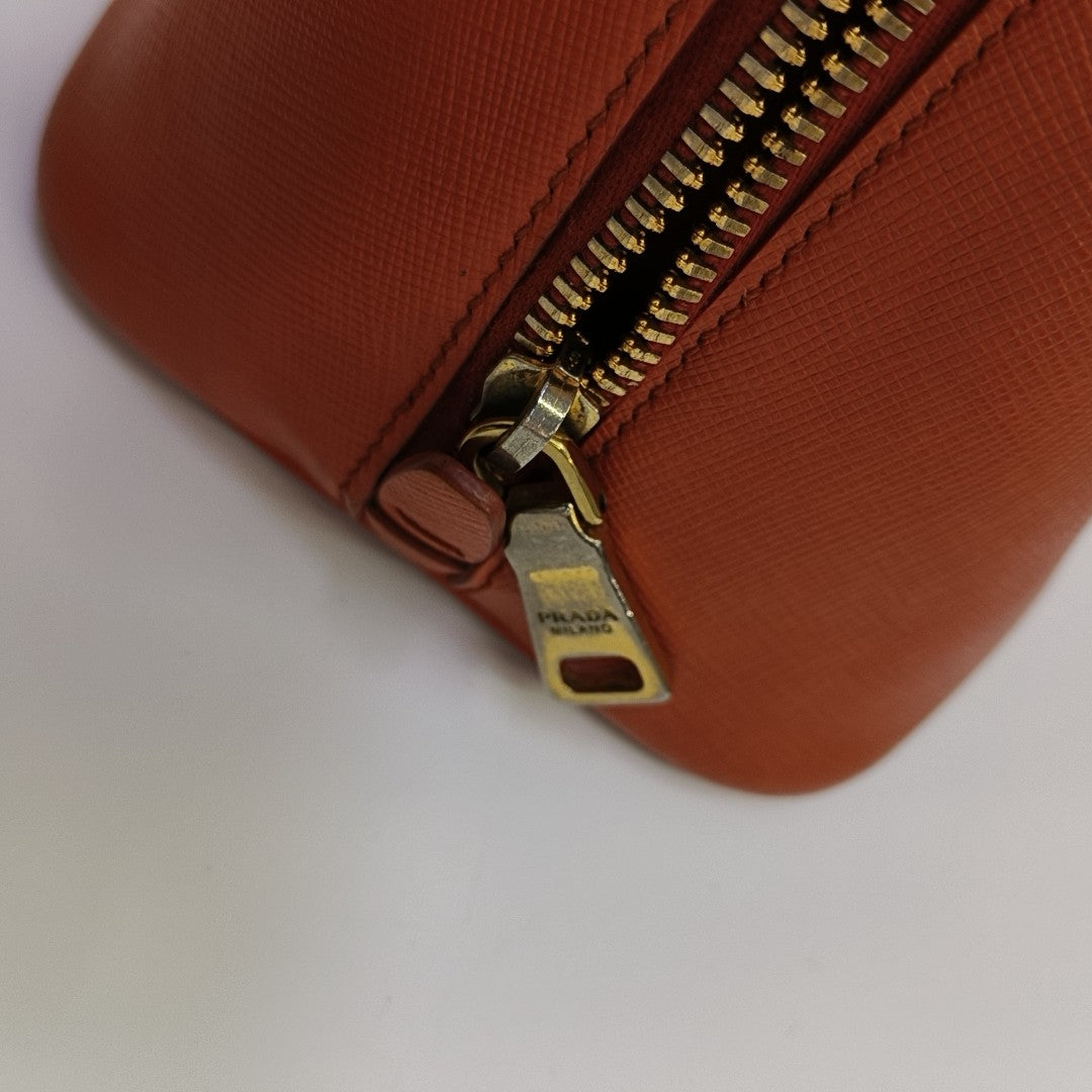 Promenade Saffiano Calfskin Orange
