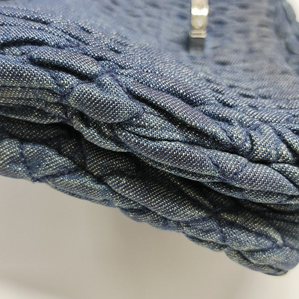 Crystal Quilted Denim Blue