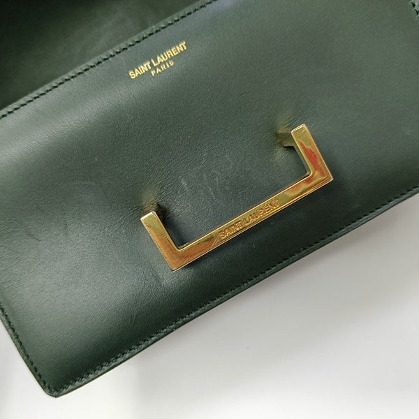Calfskin Shoulder Bag Green