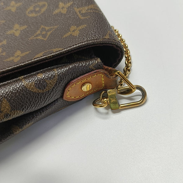 FAVORITE PM Monogram Coated Canvas Brown