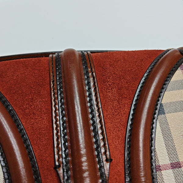 Coated Canvas Shoulder Bag Beige