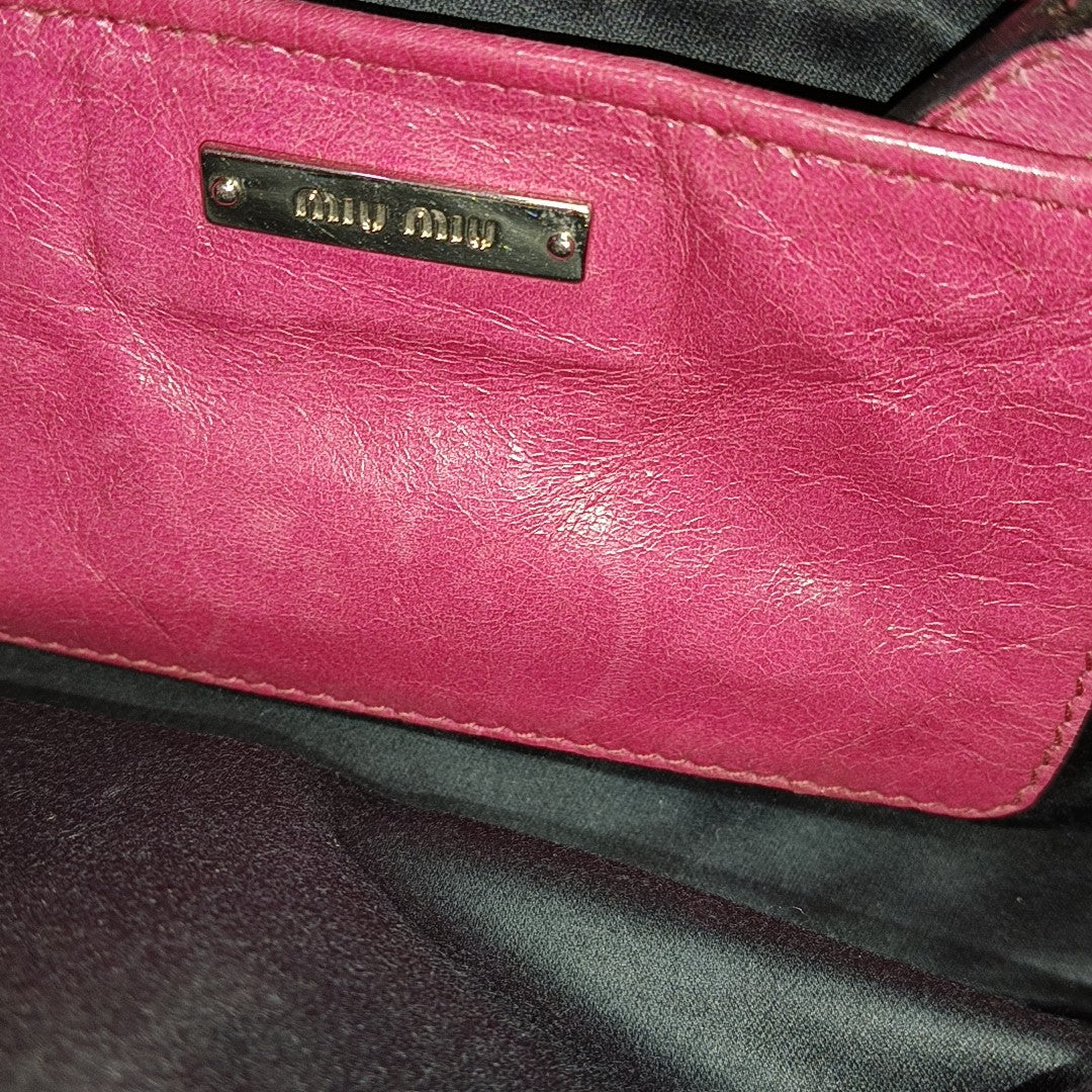 Bow Calfskin Pink
