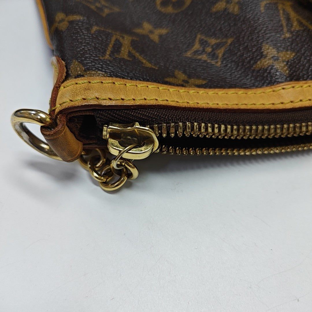 PALERMO GM Monogram Coated Canvas Brown