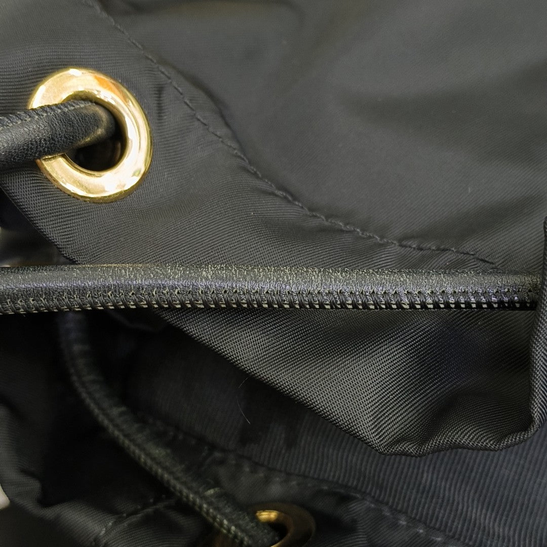 The Rucksack Medium Nylon Black
