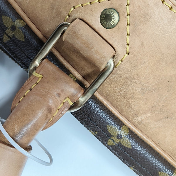 ALIZÉ Monogram Coated Canvas Brown