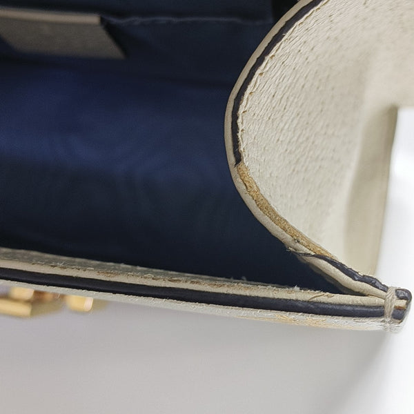 Sylvie Mini Calfskin White