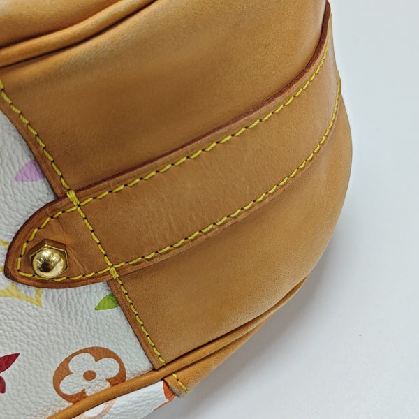 GRETA Monogram Coated Canvas White