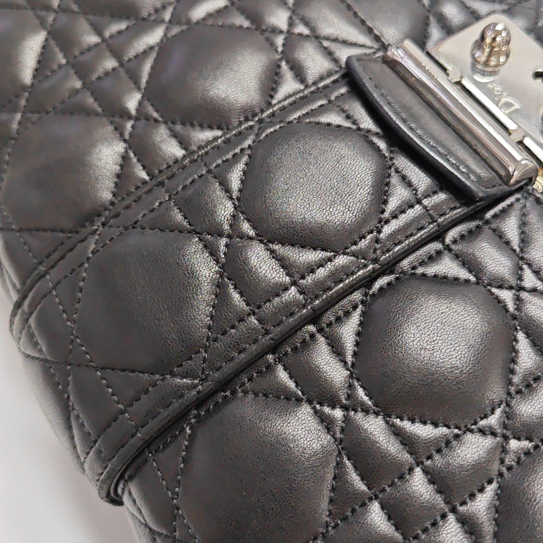 Miss Dior Cannage Lambskin Black