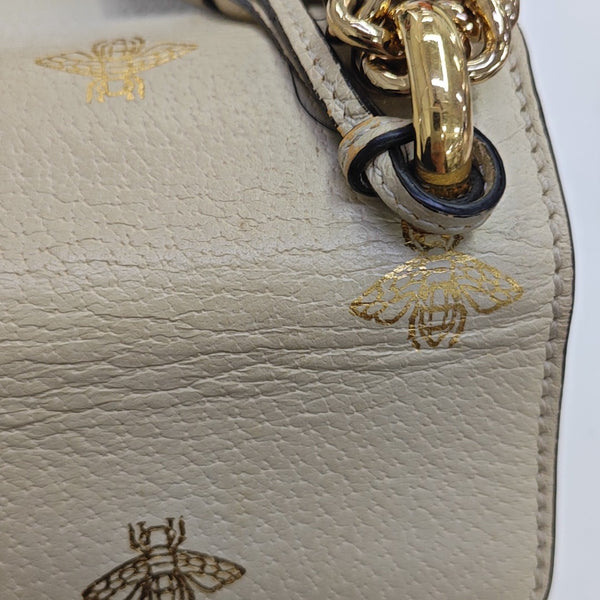 Padlock Small Calfskin White