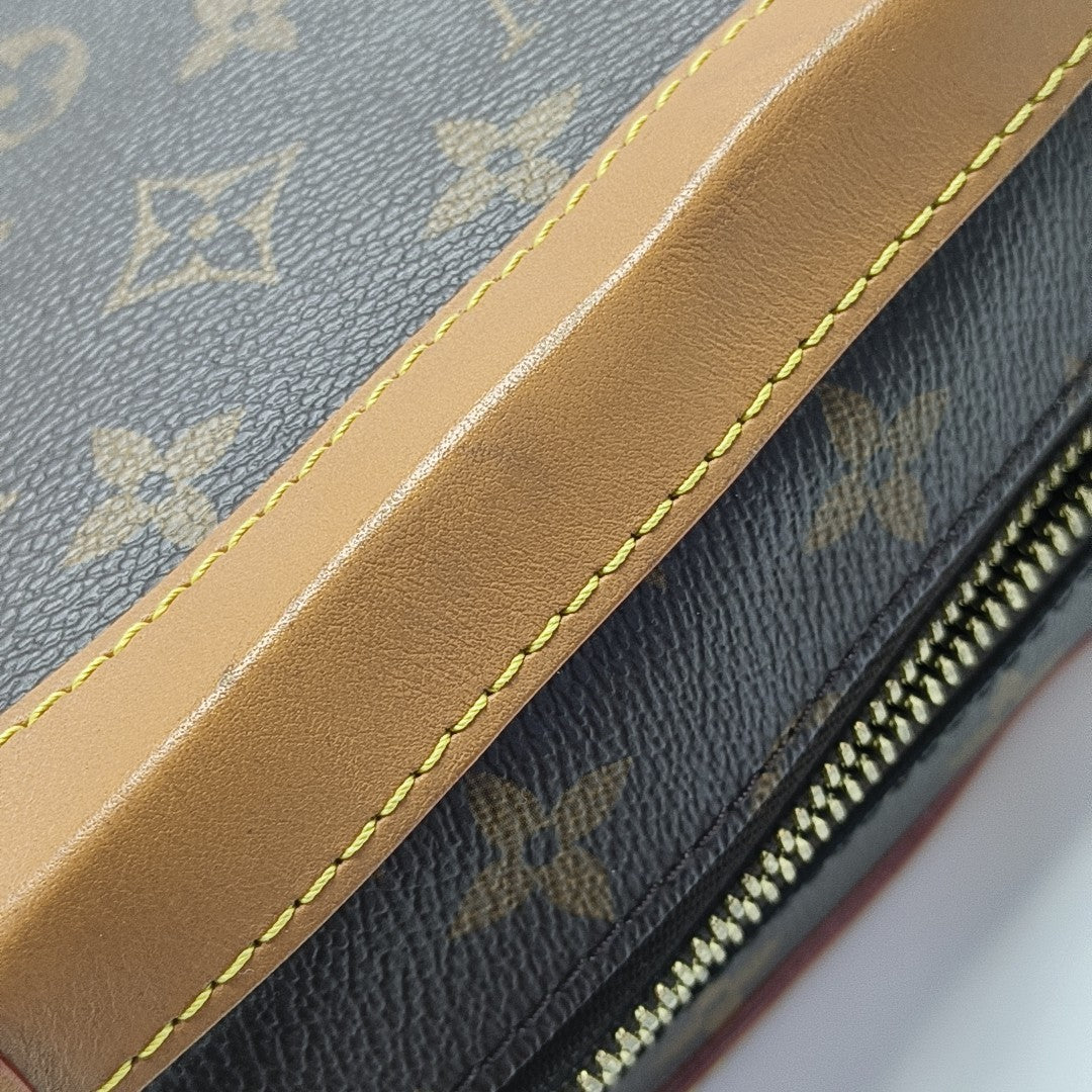 SOFT TRUNK Monogram Coated Canvas Brown