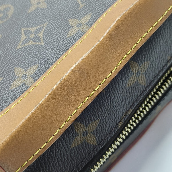 SOFT TRUNK Monogram Coated Canvas Brown