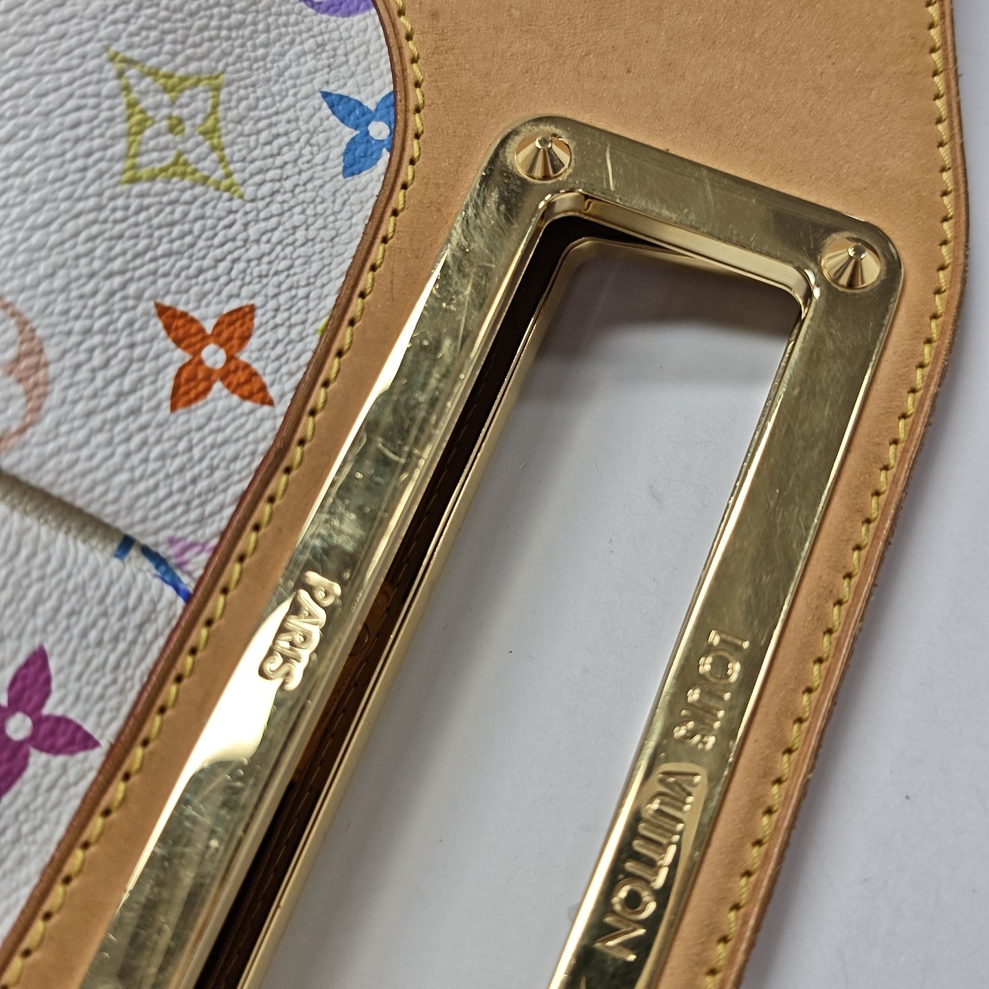 LV × TM JUDY MM Monogram Coated Canvas White