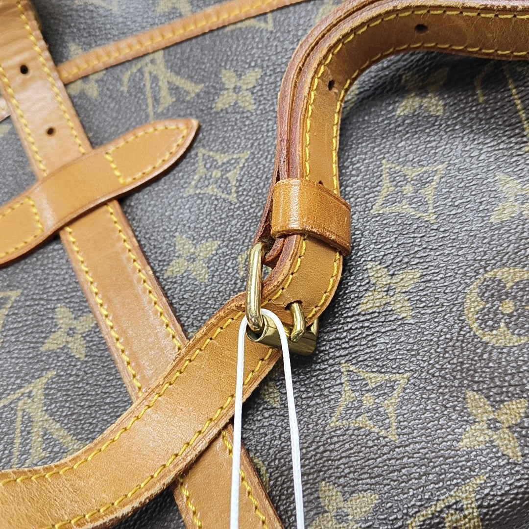 SAUMUR Monogram Coated Canvas Brown