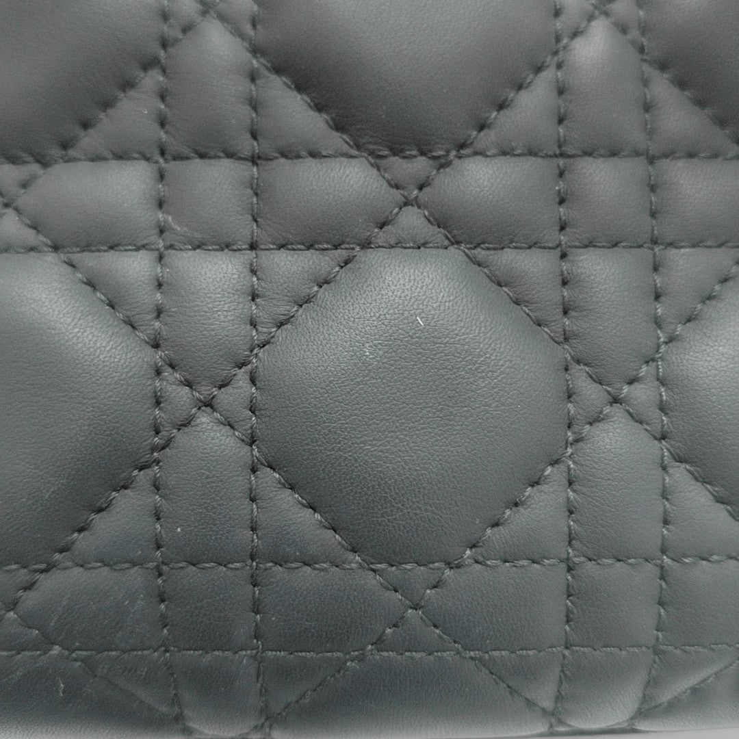 Lady Dior Mini Cannage Lambskin Black