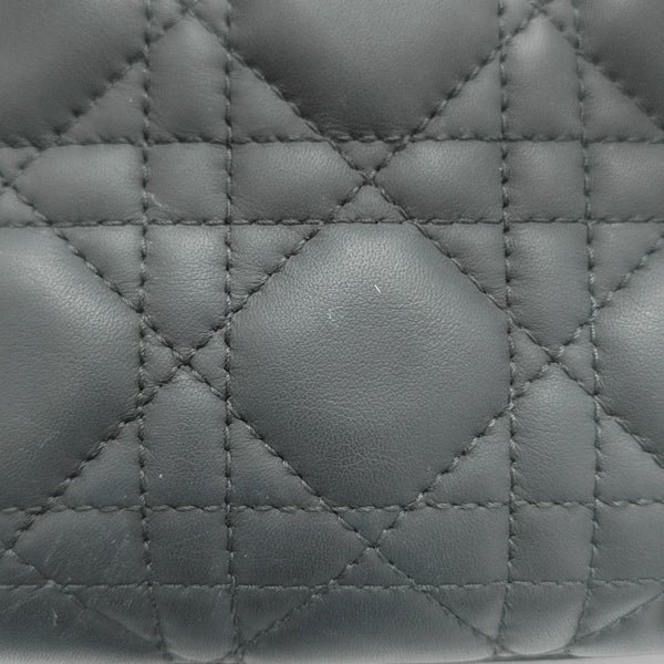Lady Dior Mini Cannage Lambskin Black