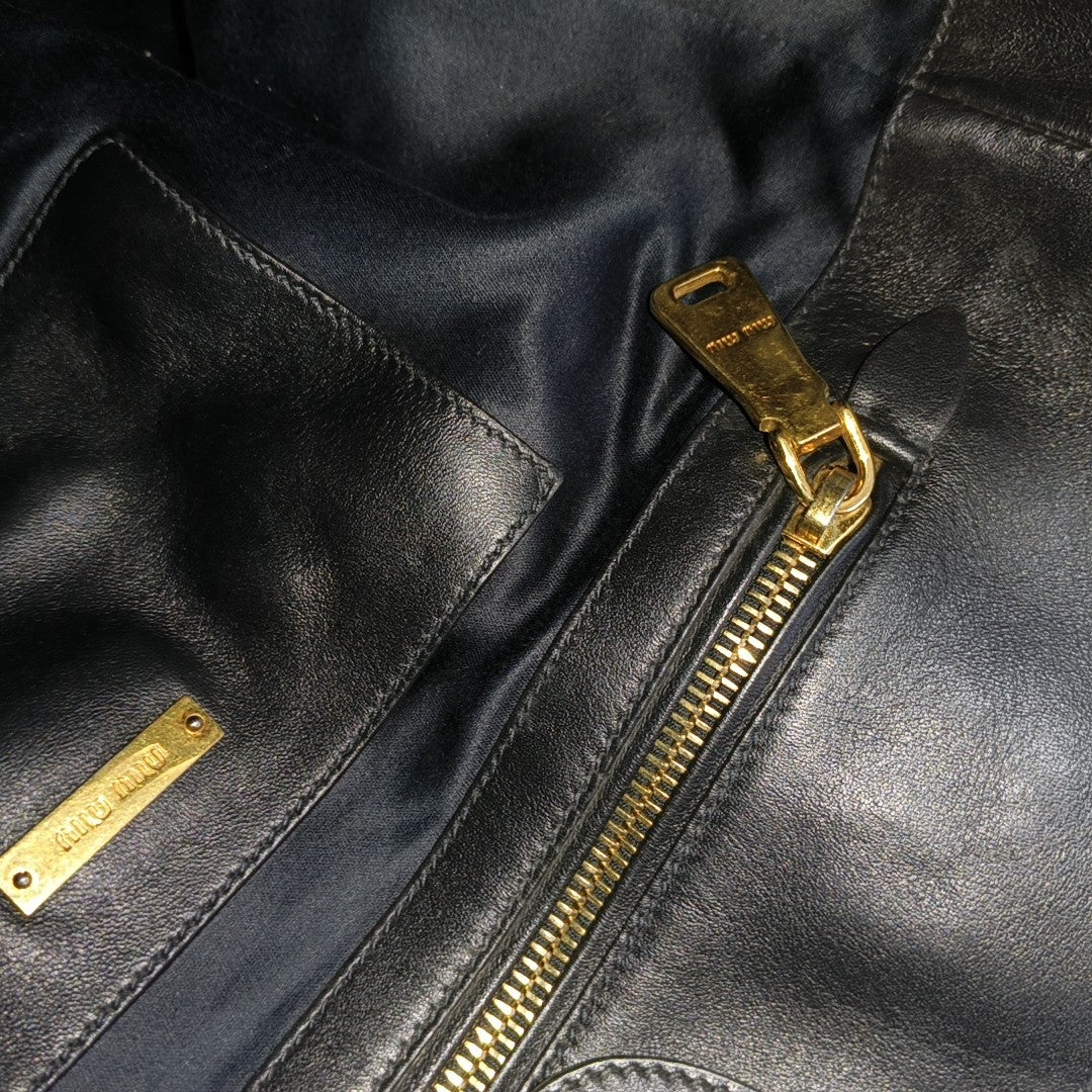 Calfskin Tote Bag Black