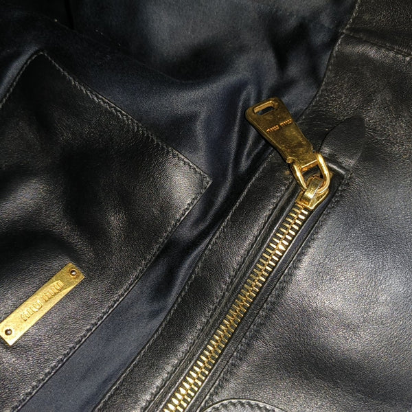Calfskin Tote Bag Black