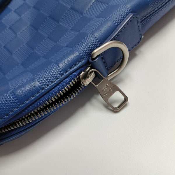 PORTE-DOCUMENTS Damier Calfskin Blue