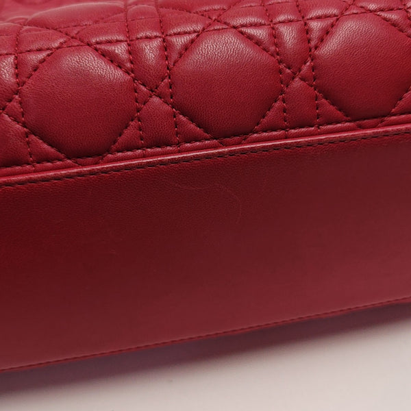 Dior Soft Cannage Lambskin Red