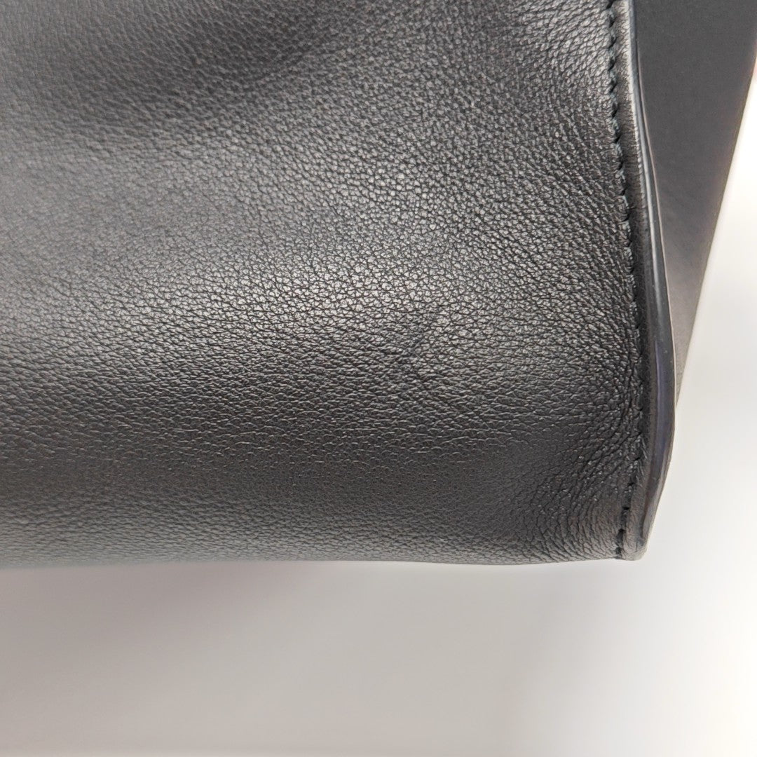 DOWNTOWN CABAS Calfskin Black