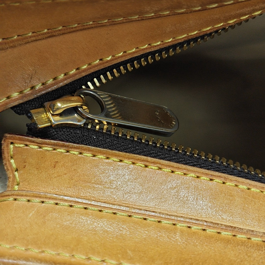 HUDSON MM Monogram Coated Canvas Brown