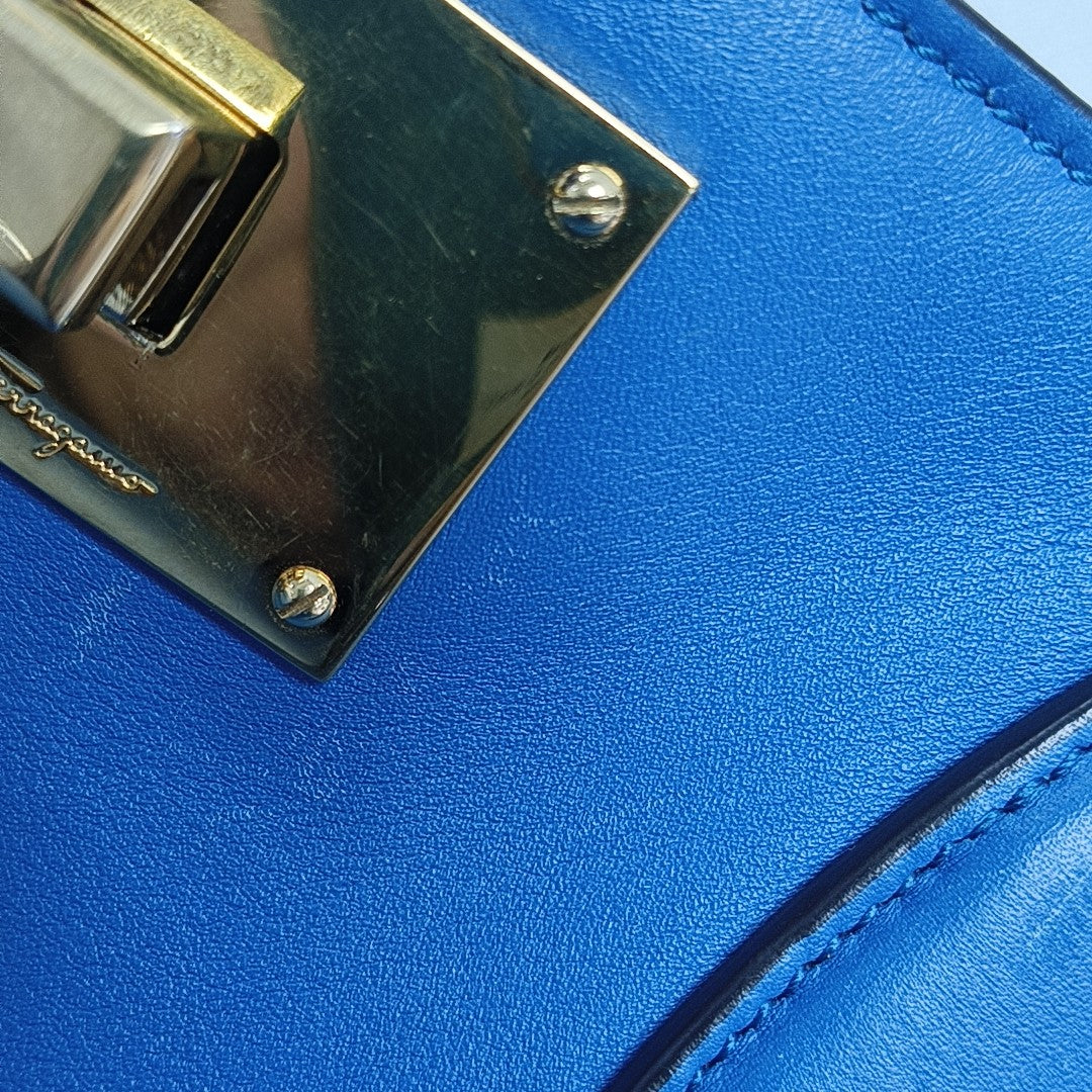 Ferragamo Studio Calfskin Blue