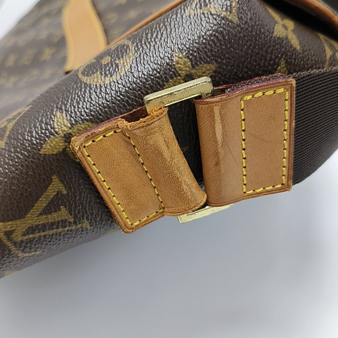 VALMY Monogram Coated Canvas Brown