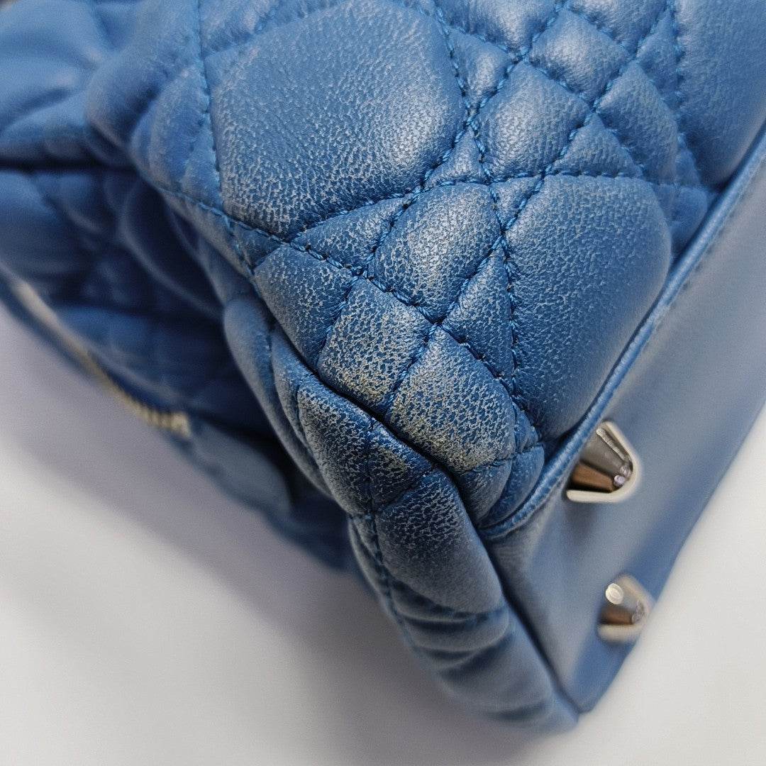 Dior Soft Cannage Calfskin Blue