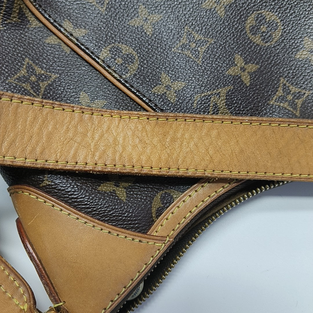 GALLIERA Monogram Coated Canvas Brown