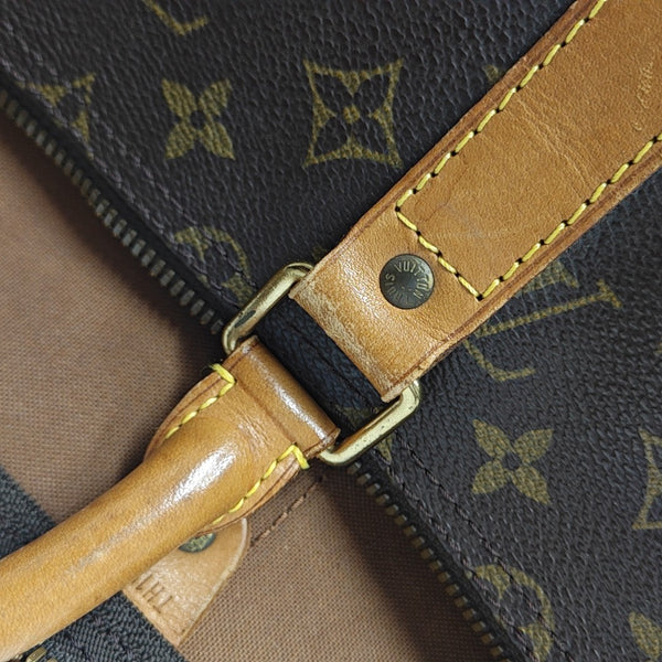 SAC SOUPLE 55 Monogram Coated Canvas Brown