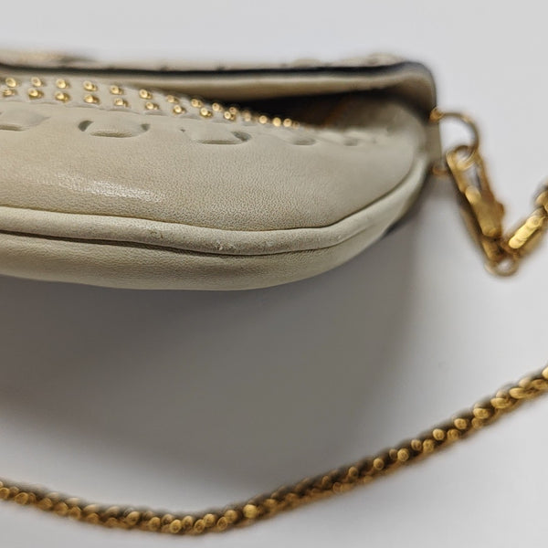 Snaffle Bit Calfskin White