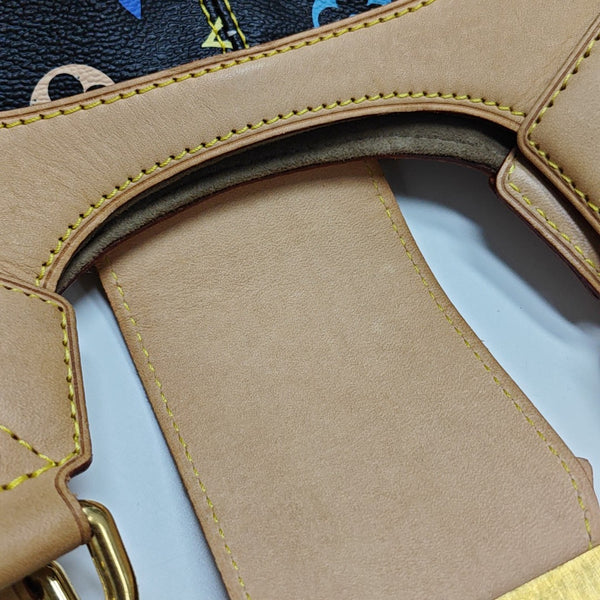 LV × TM URSULA Monogram Coated Canvas Black