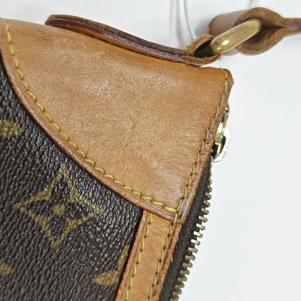ODEON Monogram Coated Canvas Brown