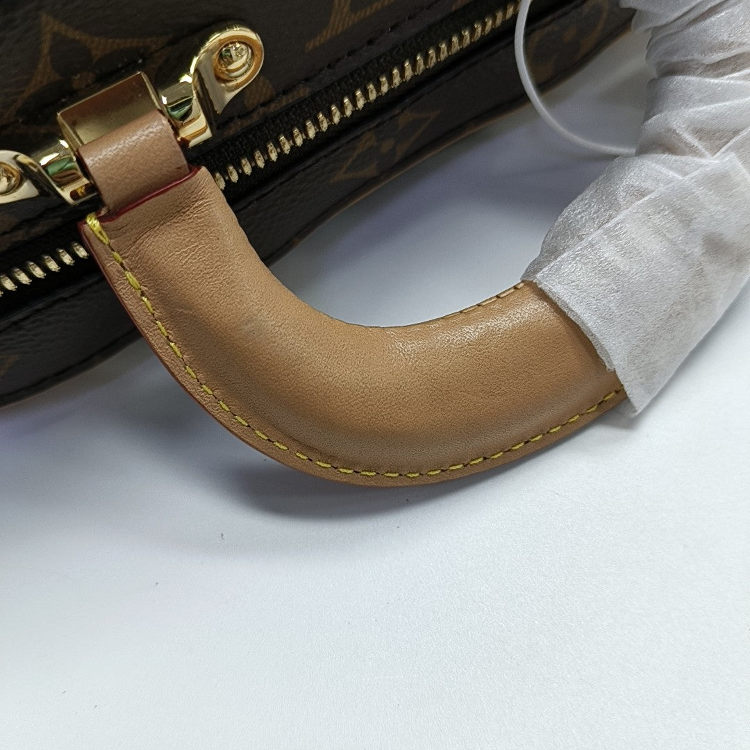LUGGAGE Monogram Coated Canvas Brown