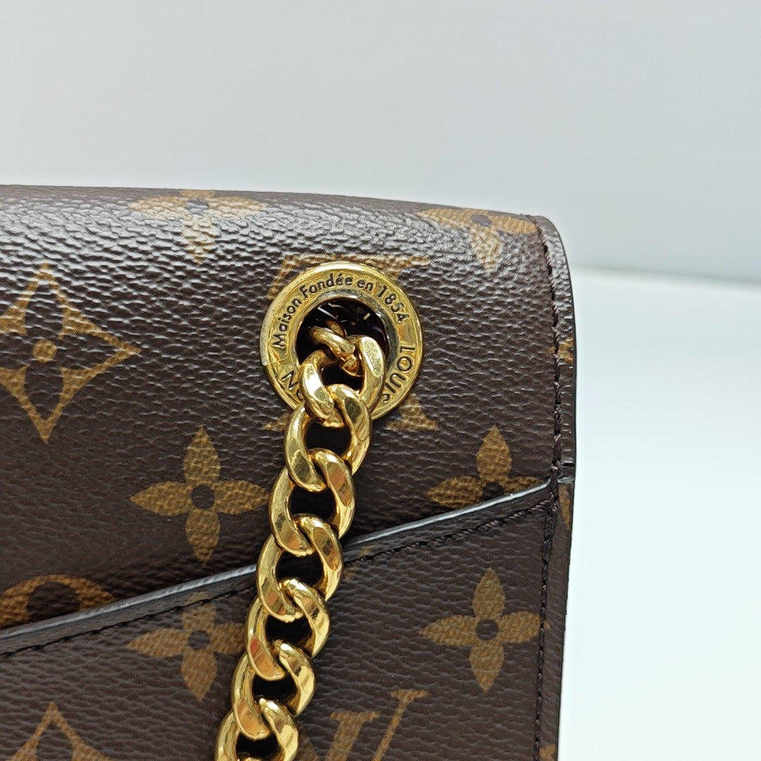 PASSY Monogram Coated Canvas Brown