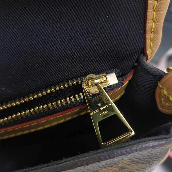 DIANE Monogram Coated Canvas Brown