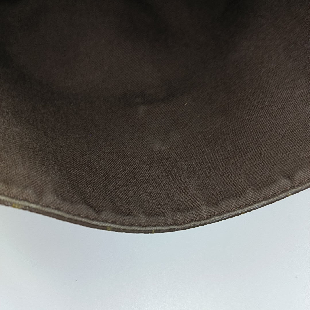 MENILMONTANT MM Monogram Coated Canvas Brown