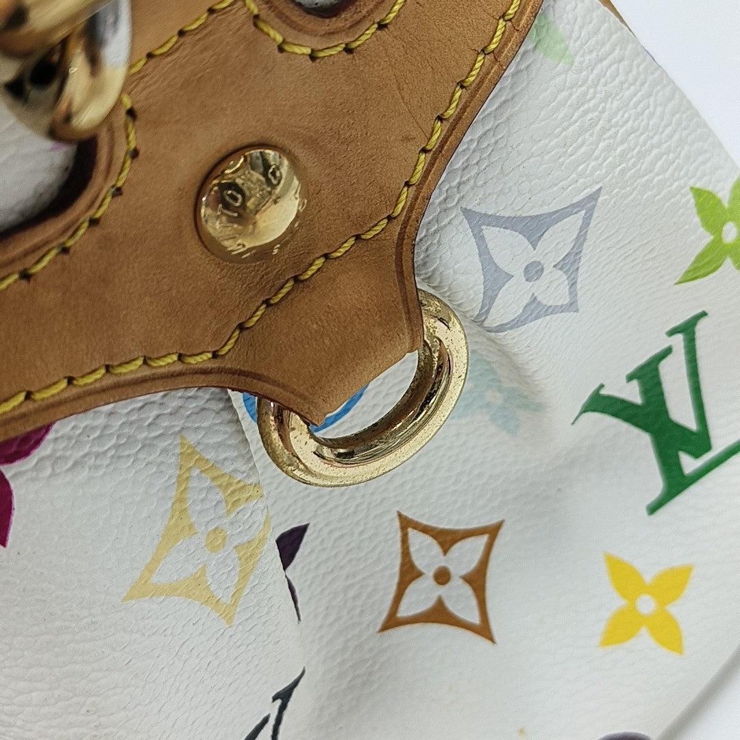 LV × TM BEVERLY MM Monogram Coated Canvas White
