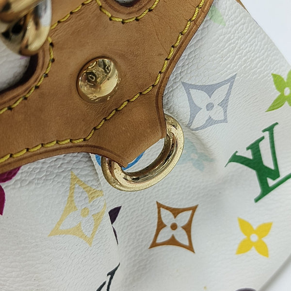 LV × TM BEVERLY MM Monogram Coated Canvas White