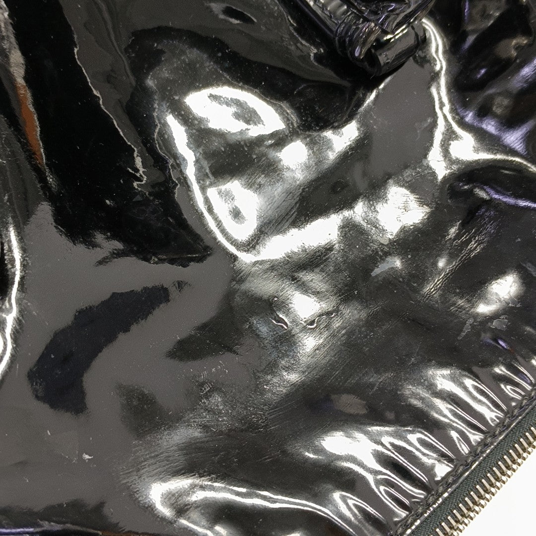 Bow Patent Leather Black