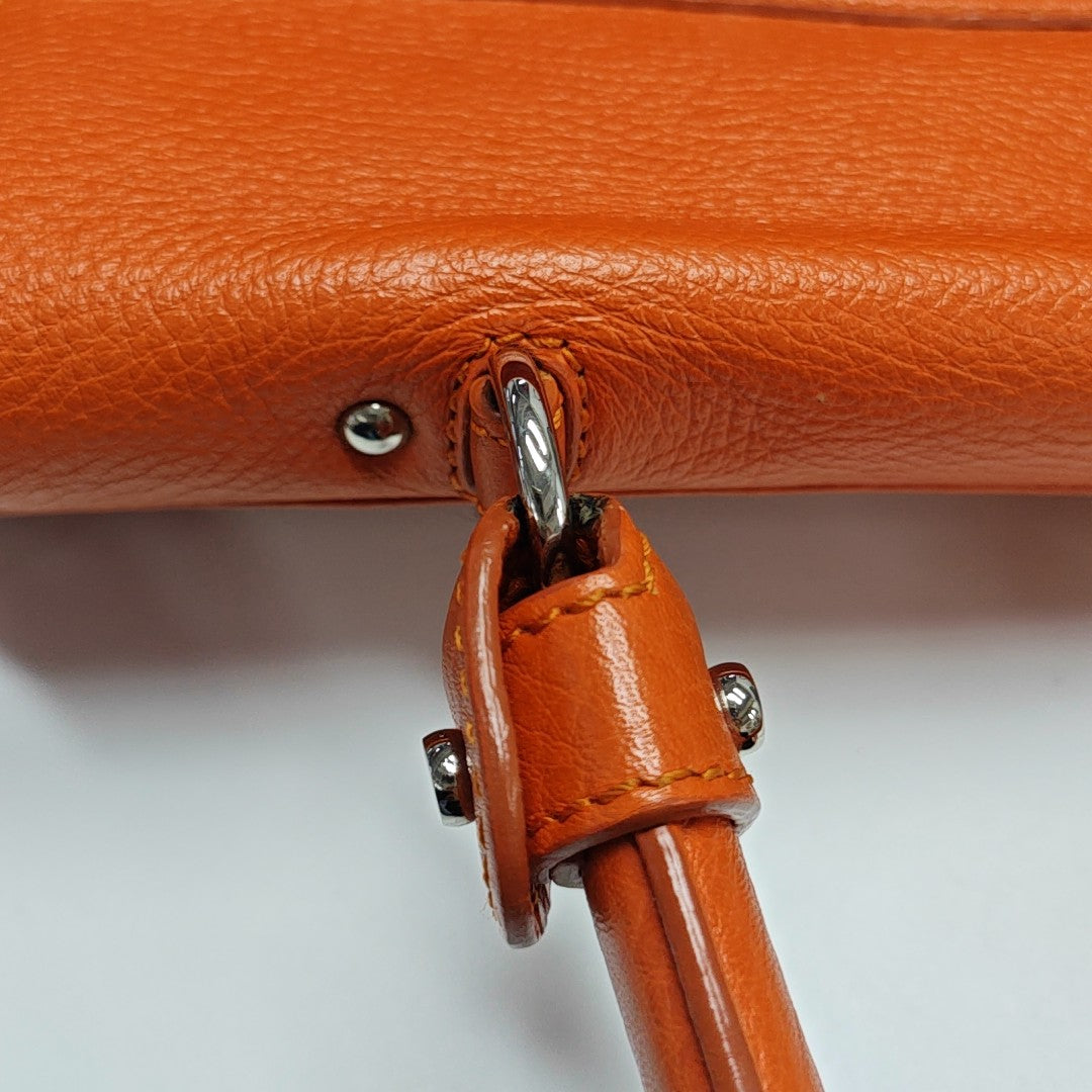 Sophia Medium Calfskin Orange
