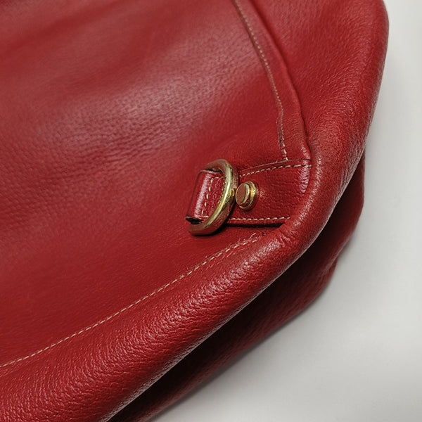 Abbey Calfskin Red