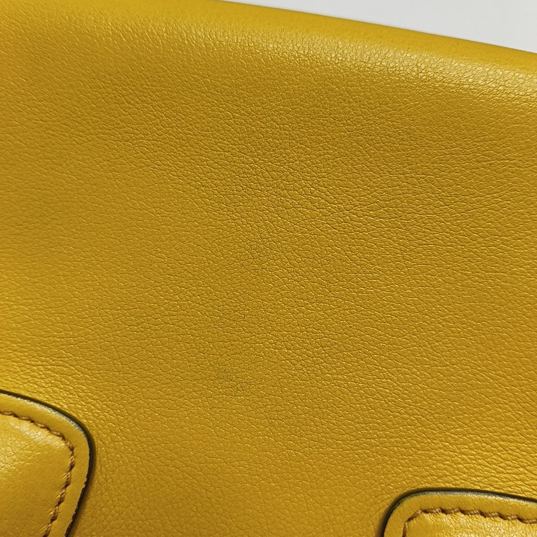 Calfskin Tote Bag Yellow